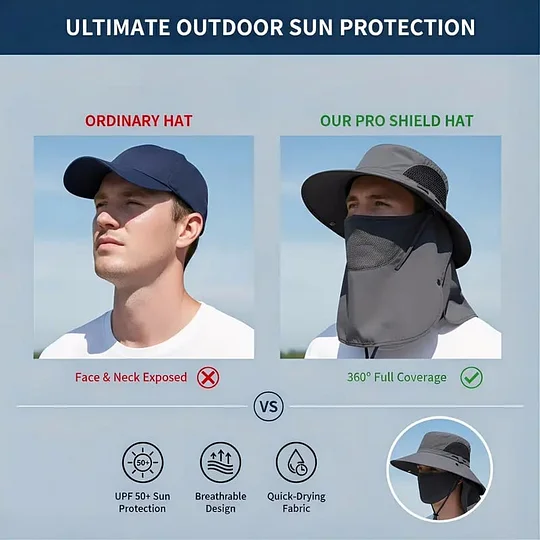 🔥 HOT DEAL Save Up To 50% Sun Protection Hat That Stops Sunburn Before It Starts🔥