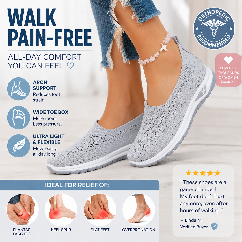 Women's Orthopedic Comfort Slip-On Shoes
