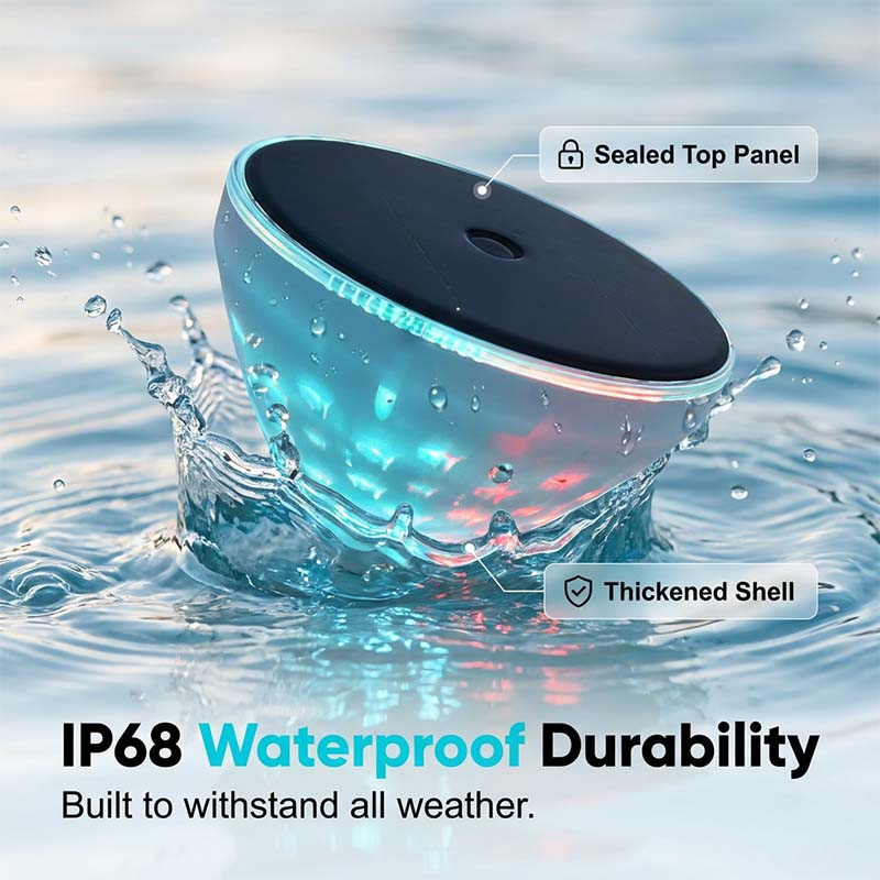 🎁2026 Hot Sale 50% OFF💕Solar Floating Pool Light with Fish Projection